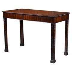 Fine chippendale mahogany serving or console table