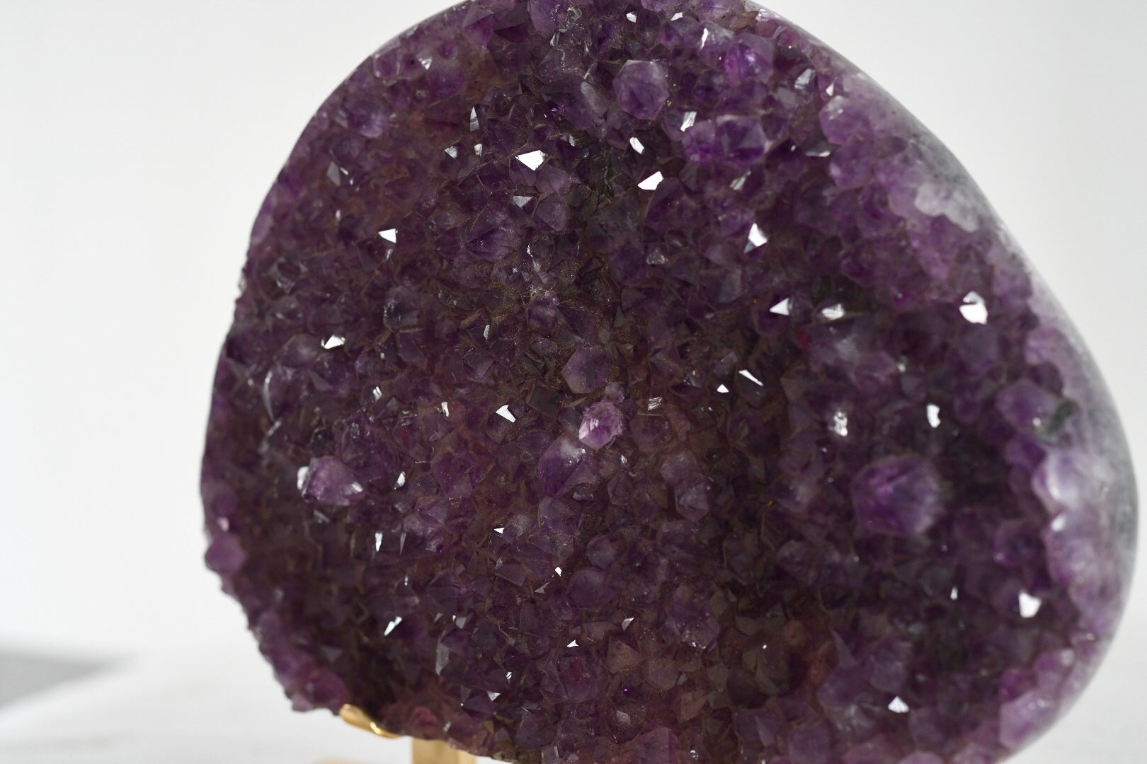 amethyst cluster table lamp