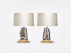 Pair of Agate Lamps by Phoenix
