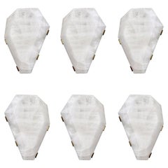 GEM 15 Rock Crystal Sconces by Phoenix