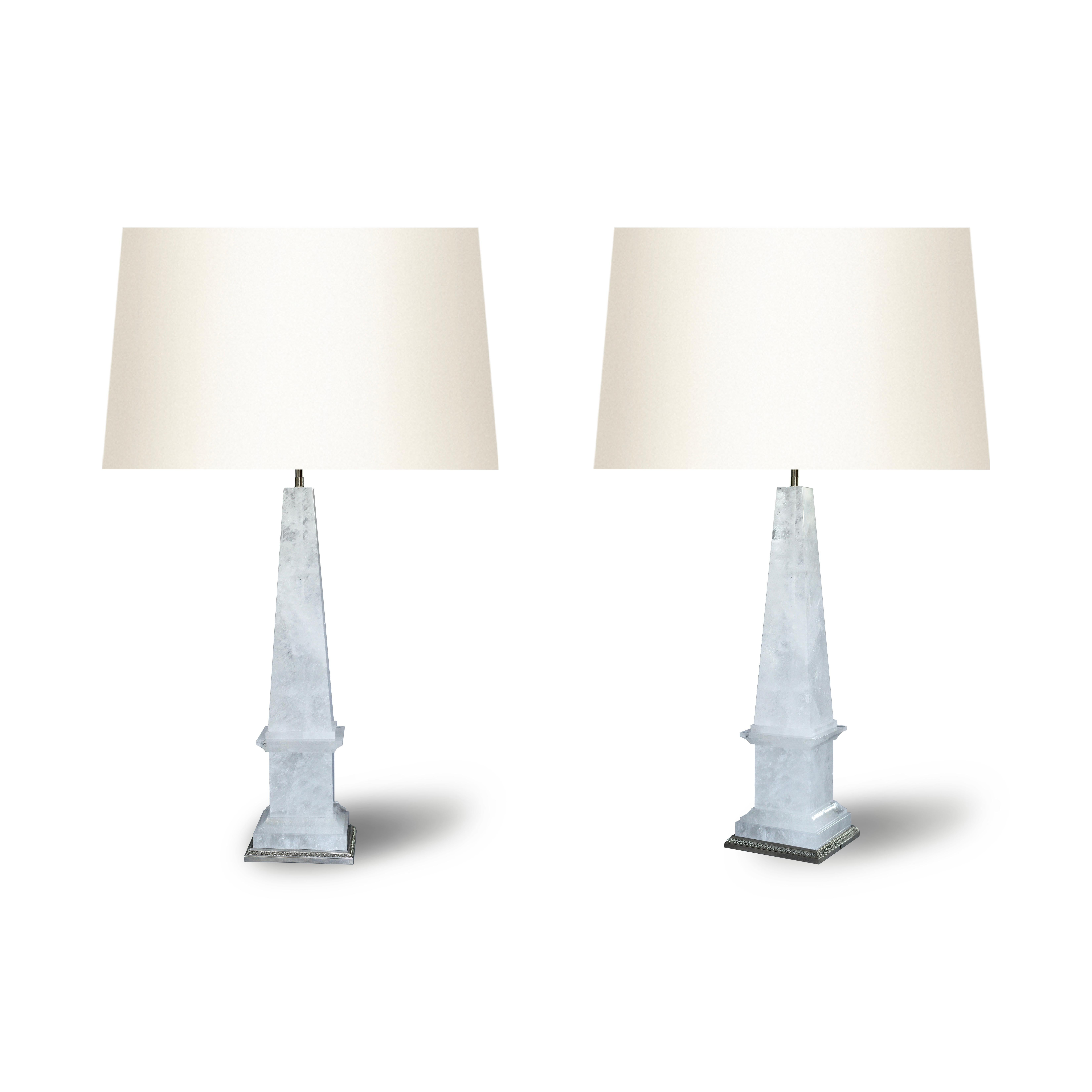 Lámparas de cristal de roca Obelisco by Phoenix en venta 1