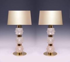 Candy III Rock Crystal Quartz Lamps by Phoenix