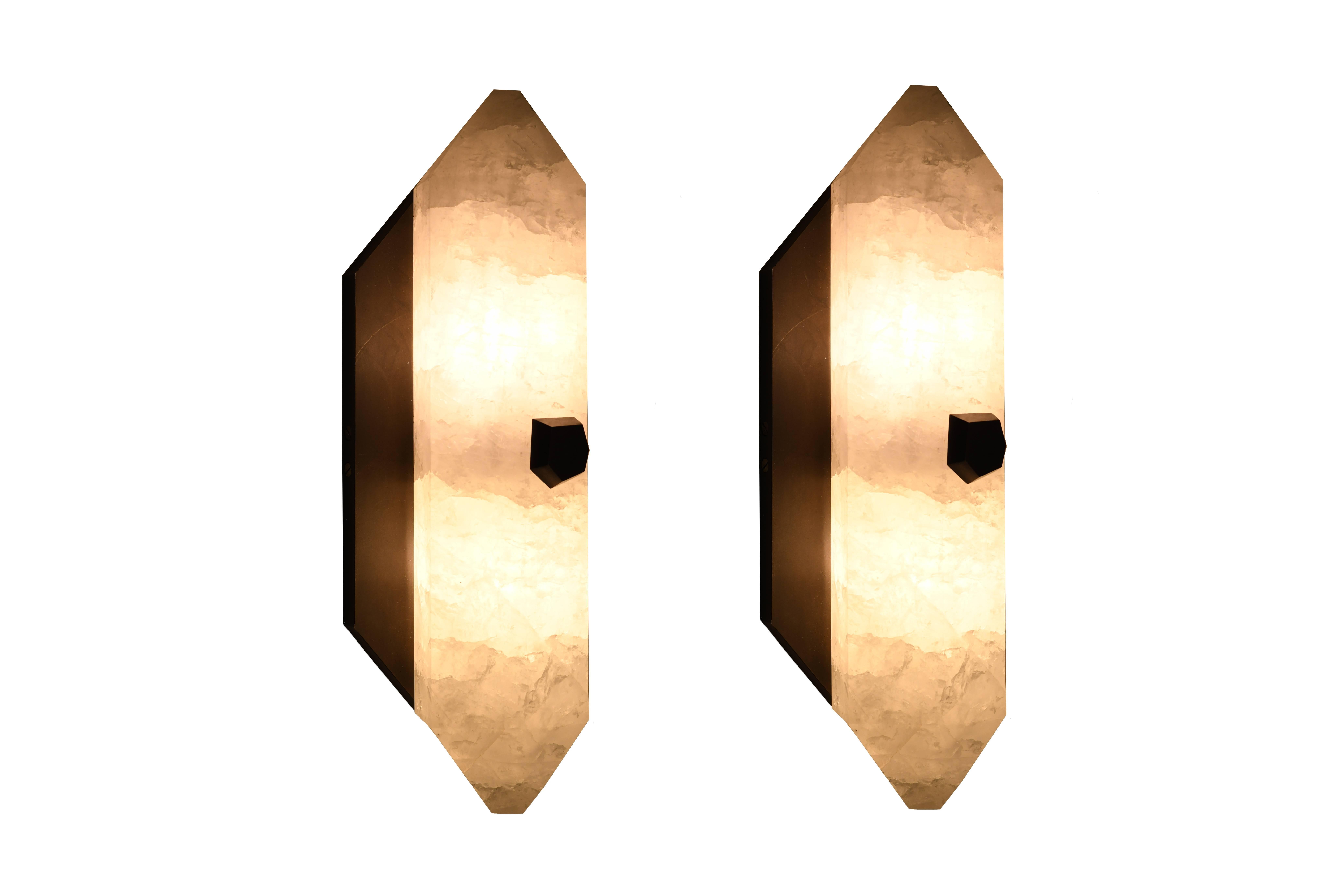 Contemporary DCR Wall Sconces By Phoenix  For Sale