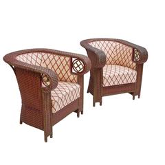 Set of Steamer Rattan Furniture, circa 1910