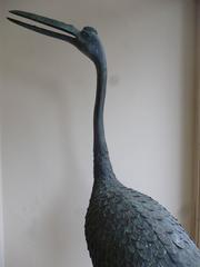Huge Bronze Crane