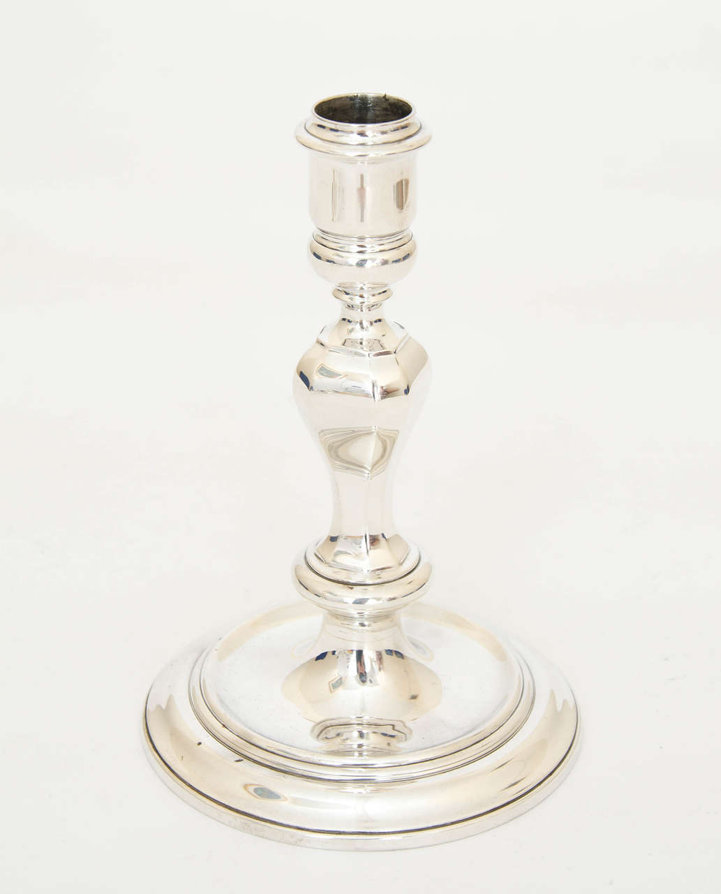 Pair of Sterling Silver Candelabra In Good Condition In London, GB