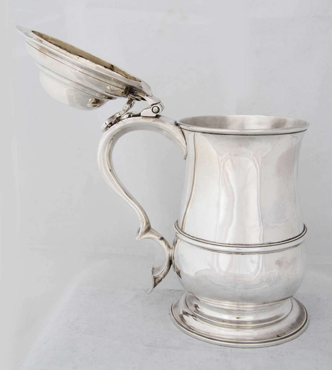 Mid-18th Century George III Sterling Silver Tankard