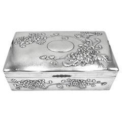 Chinese Export Silver Box