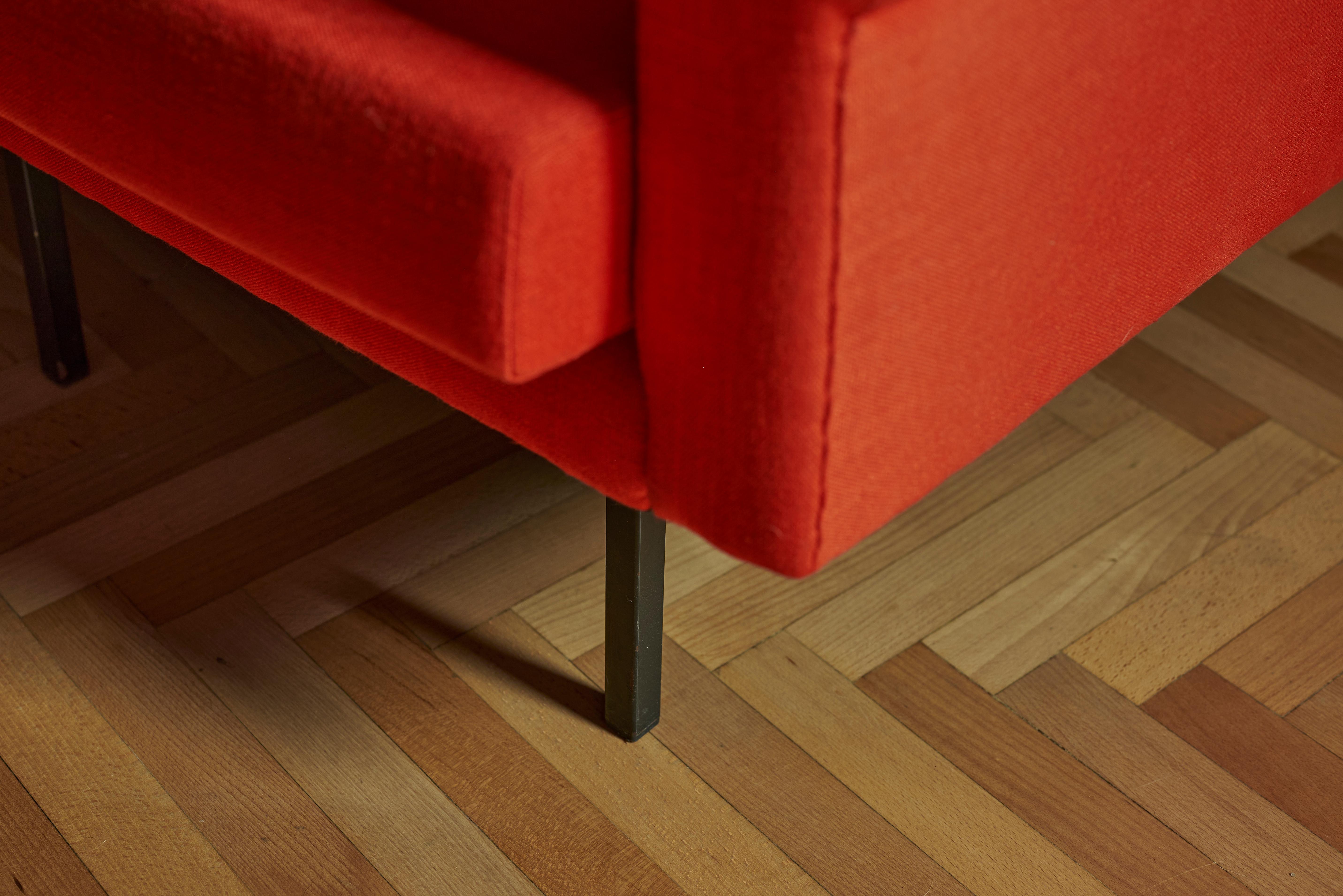 Mid-Century Modern Paire de chaises longues 