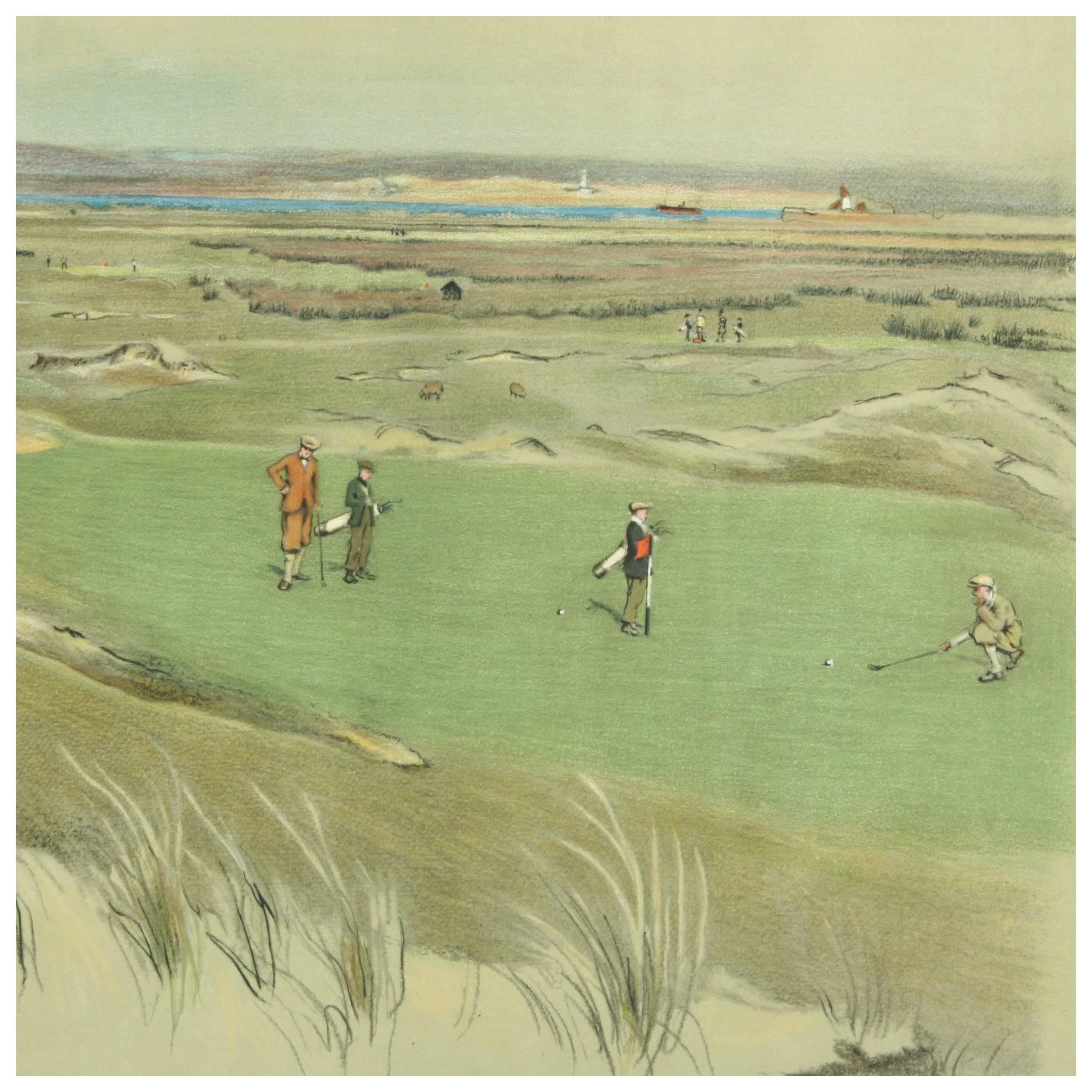 Golf Print, Westward Ho