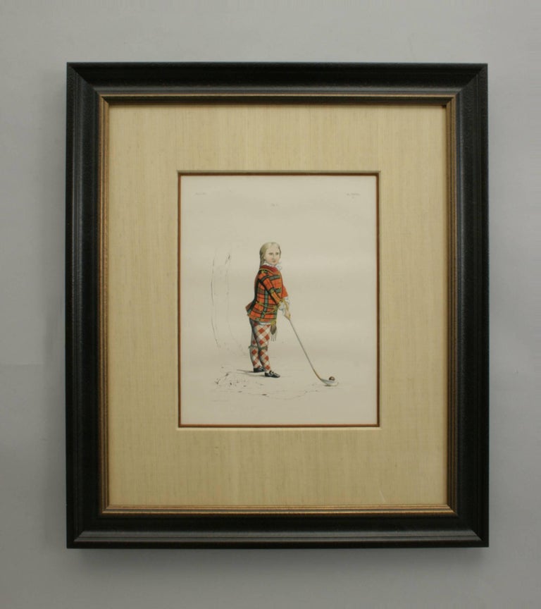 Golf Engraving at 1stDibs