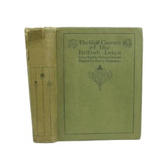 Antique Golf Book, The Golf Courses of the British Isles, by Bernard Darwin