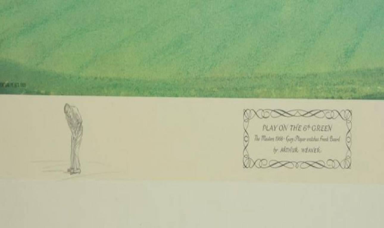 arthur weaver golf prints