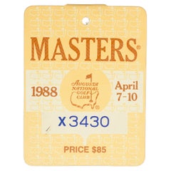 Golf, Distintivo del torneo US Masters 1988