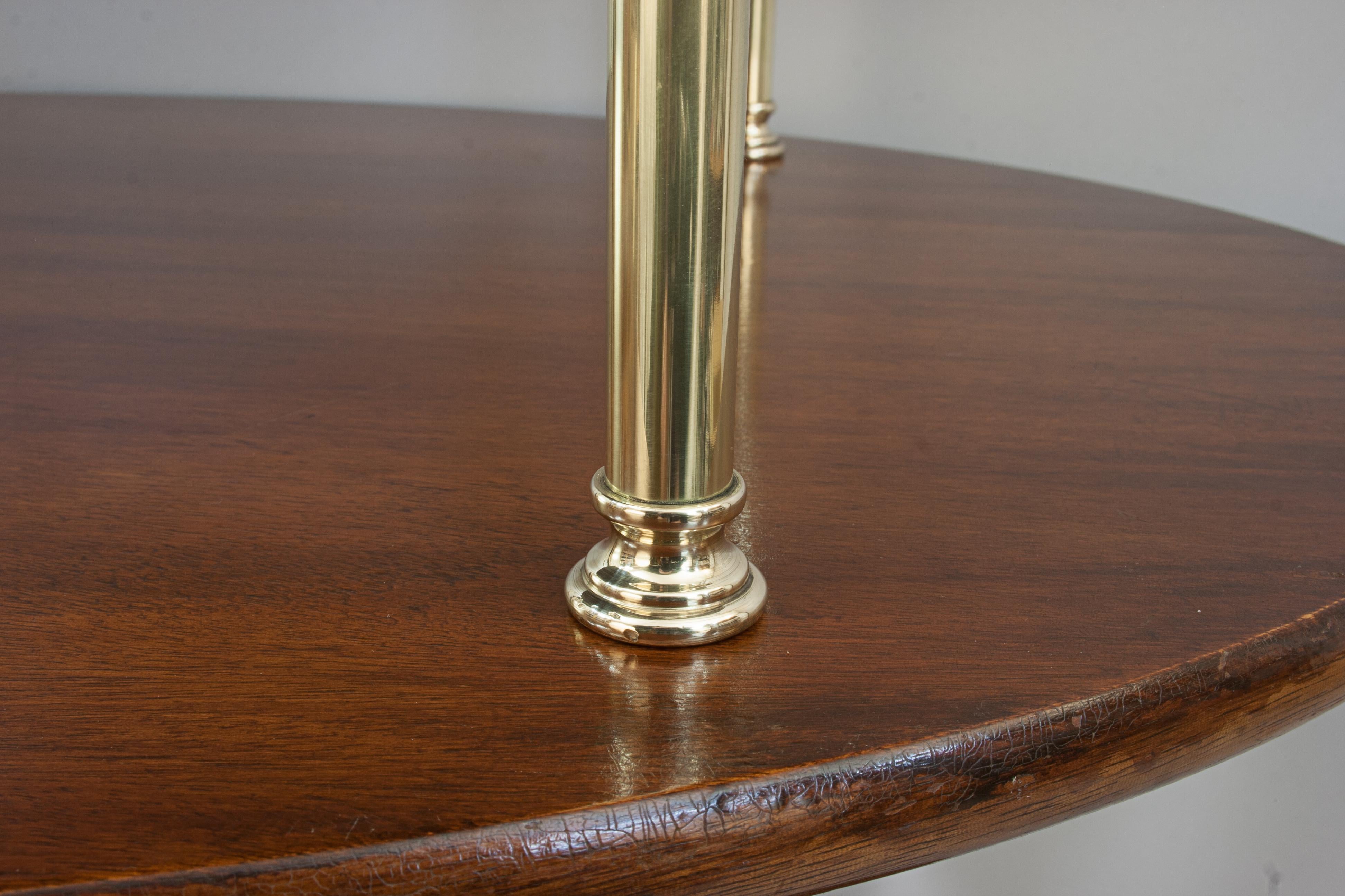 Pair Of Three Tier Washstand / Buffet Tables Of Oval Shape For Sale 14
