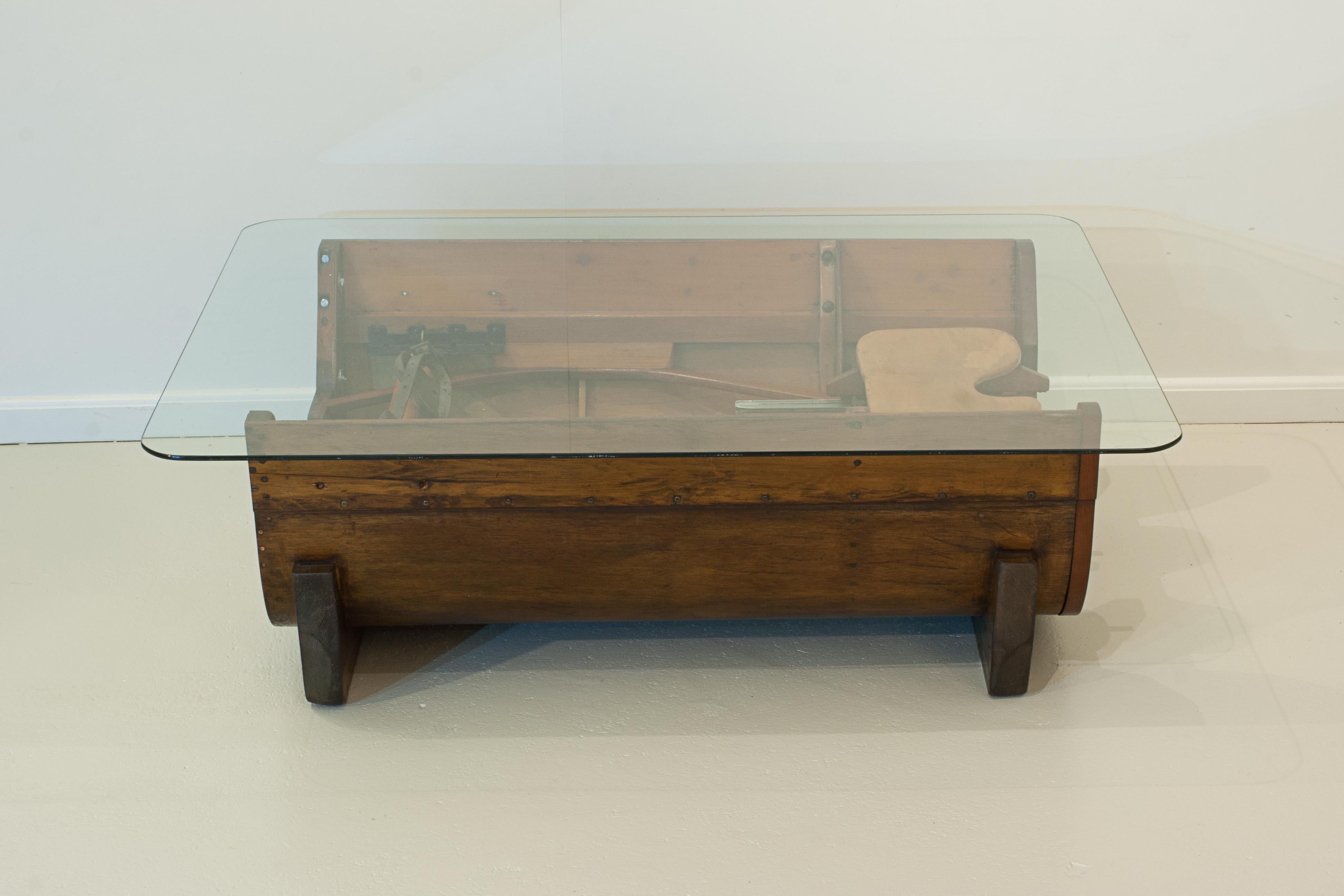 British Rowing Boat Coffee Table For Sale