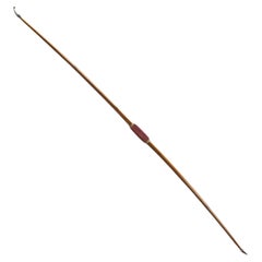 Antique Yew Wood Longbow By Madle, Frith Street London.
