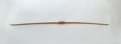 Antique Yew Wood Longbow By Madle, Frith Street London.