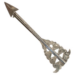 Silver Arrow Kilt Pin, Brooch