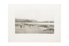 Golf Engraving, The Putting Green, After The Original Painting By Douglas Adams.