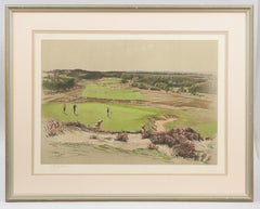 Stampa originale sul golf, C. Aldin, Sunningdale