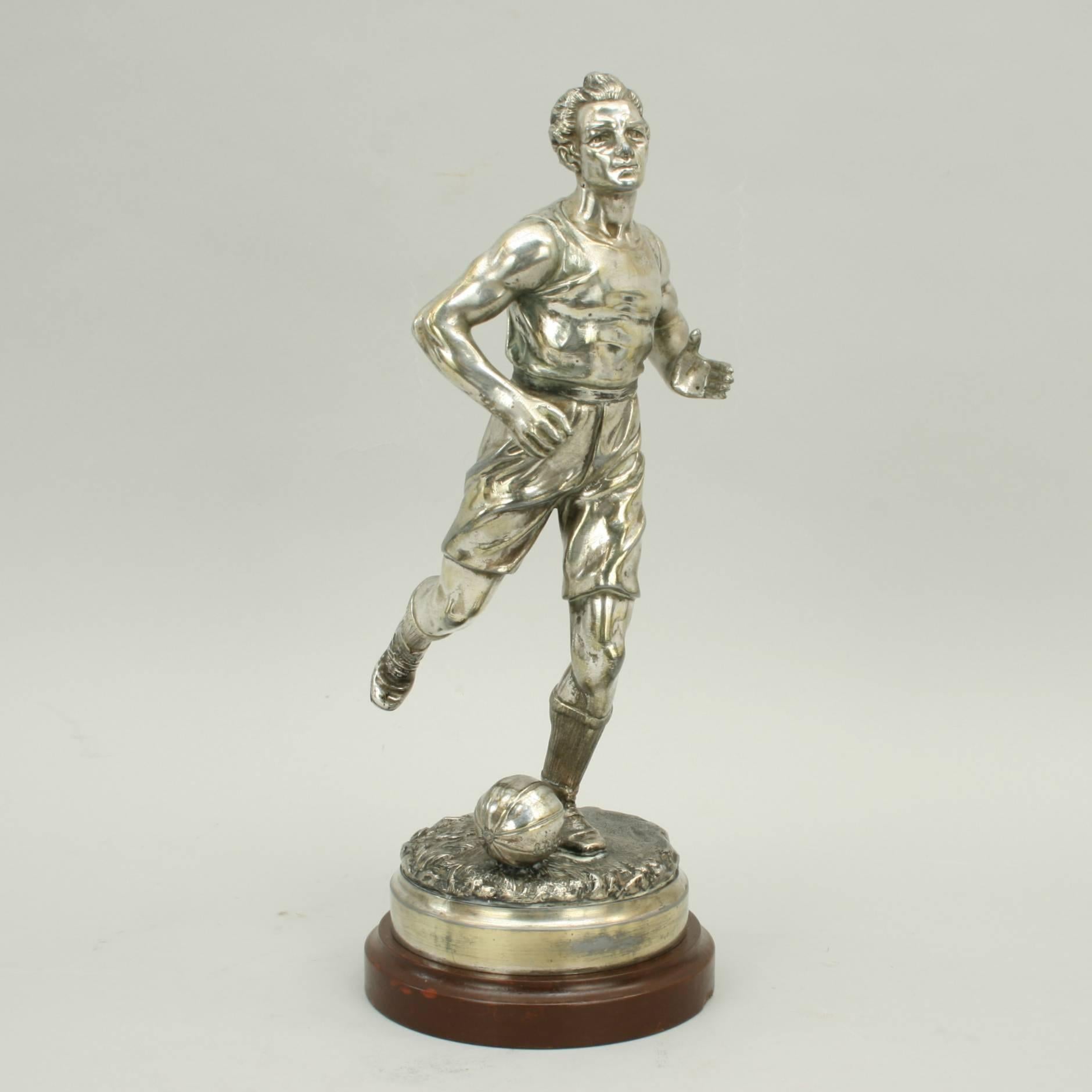 French Vintage Football Figure