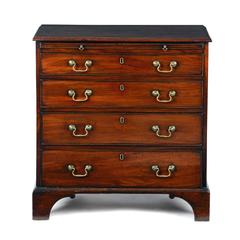 George III Mahogany Compact Chest with Slide