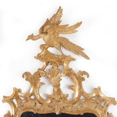 Large George III Carved Giltwood Mirror