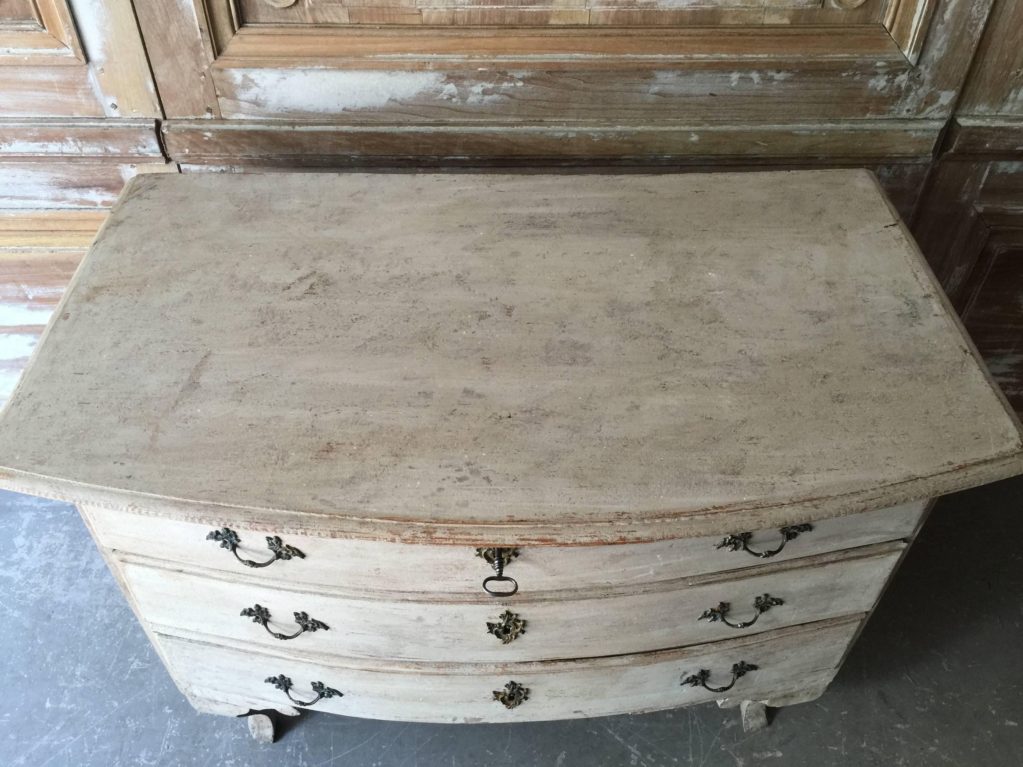 18th Century Swedish Period Rococo Chest of Drawers 2