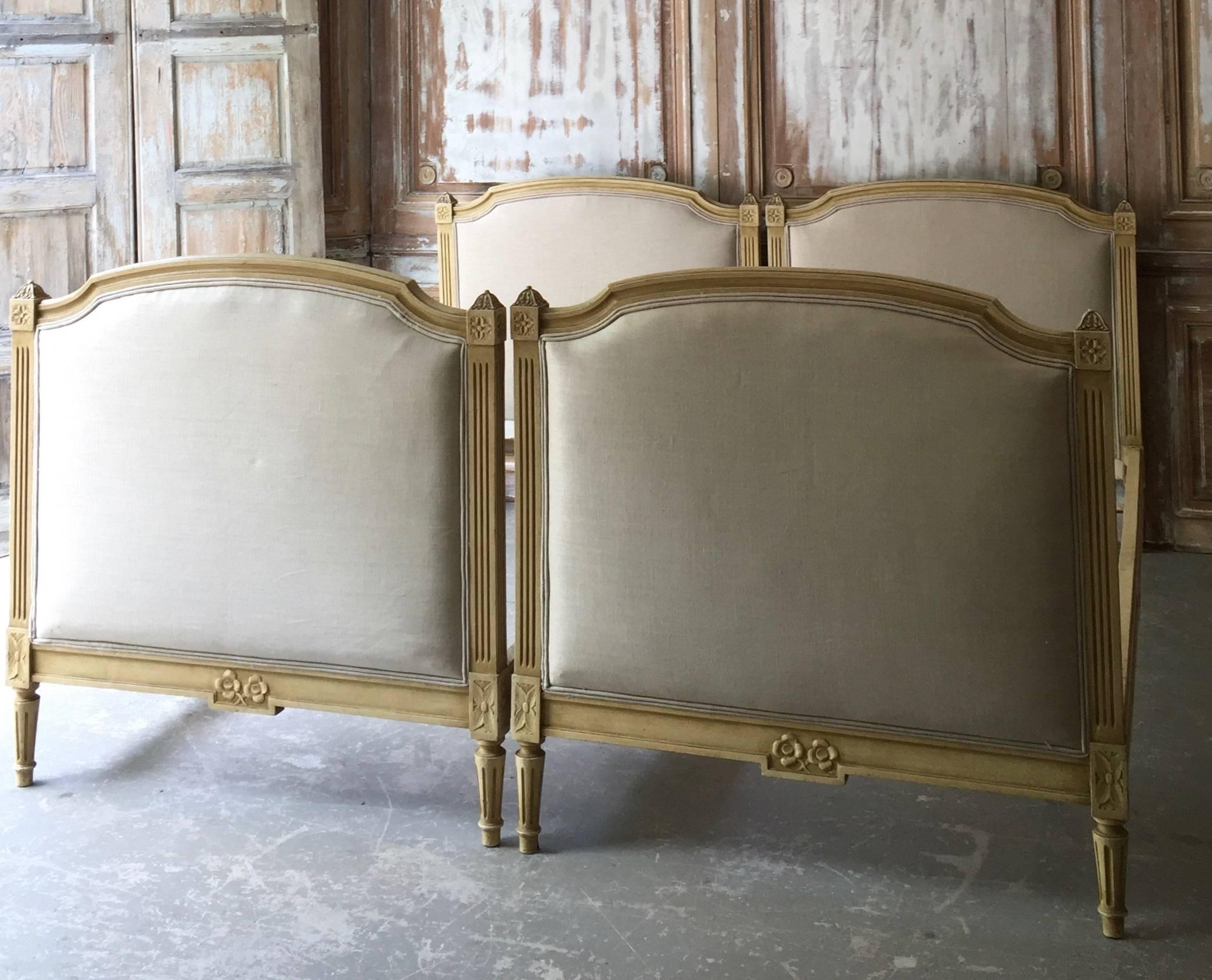 Hand-Crafted Pair of 19th Century French Beds