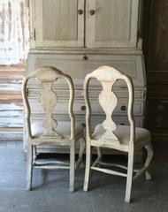 Pair of 18th Century Swedish Rococo Period Chairs