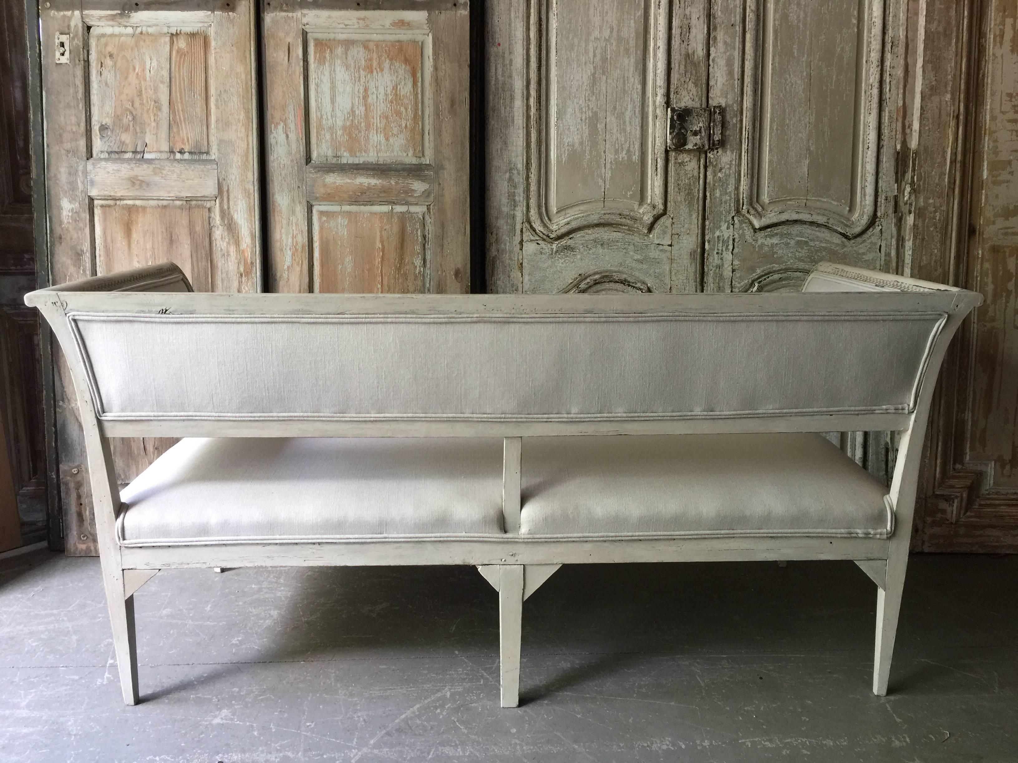 19th Century Swedish Gustavian Style Sofa Settee 3