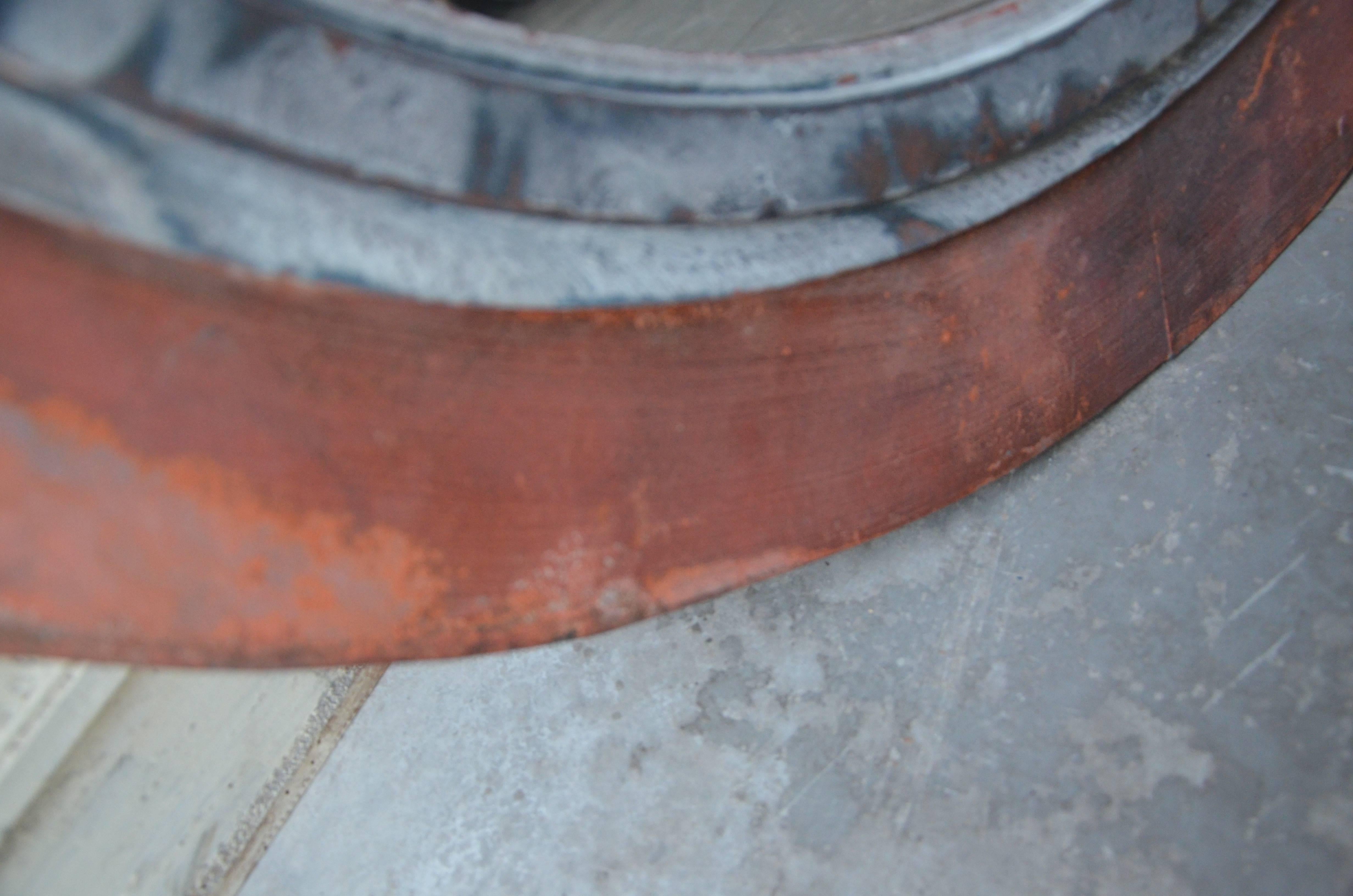 20th Century Pair of Shipwreck Porthole Windows as Mirrors