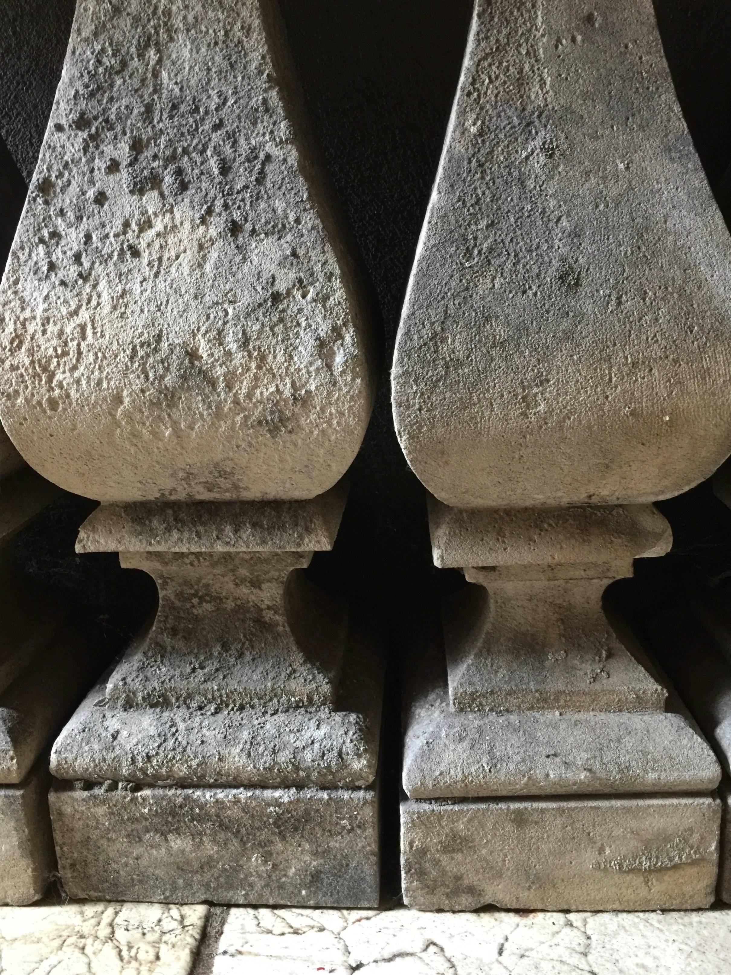 Set of Six French Antique Balusters at 1stDibs antique balusters for