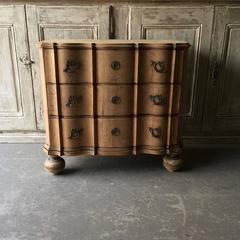18th Century Dutch Serpentine Front Chest of Drawers