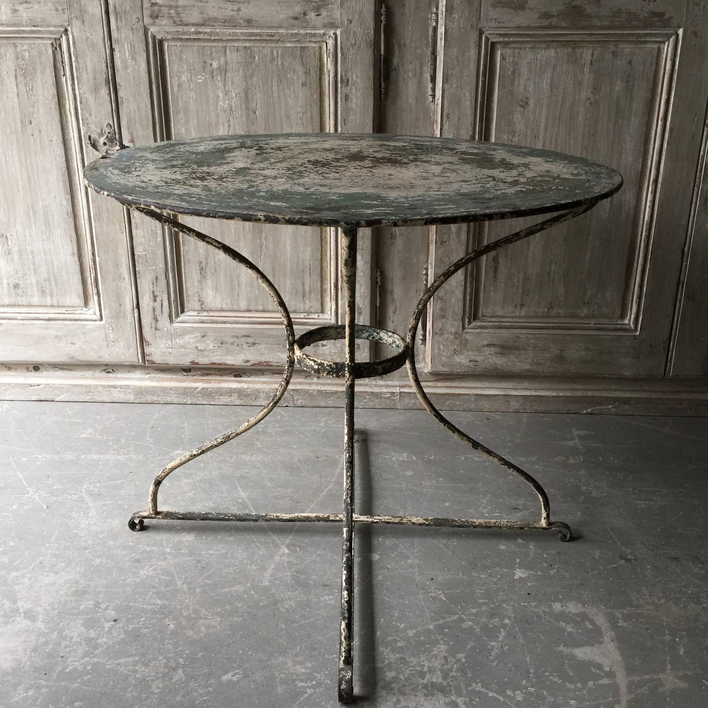 19th Century French Bistro Table In Good Condition In Charleston, SC