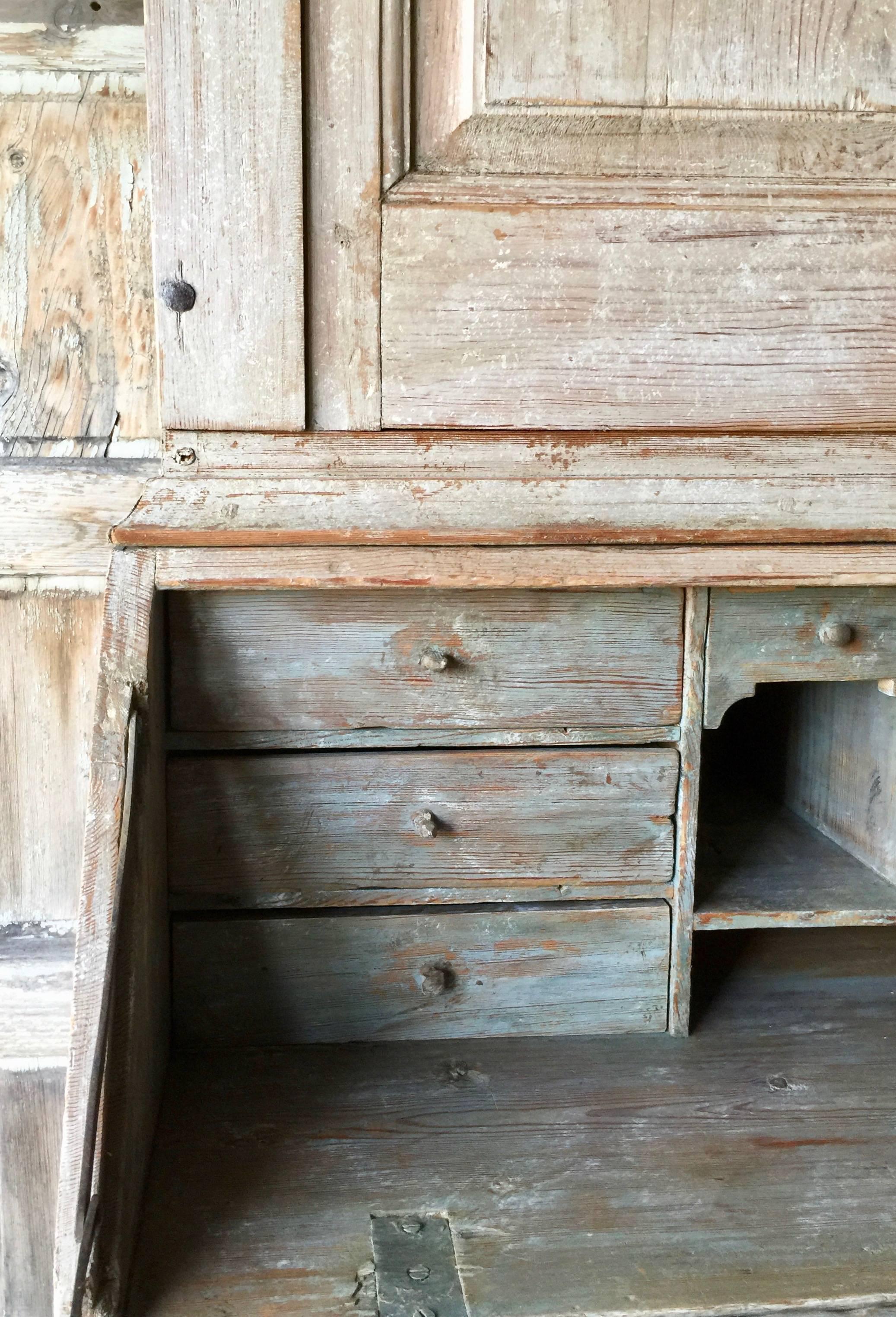 18th Century Period Swedish Rococo Secretaire Cabinet 2