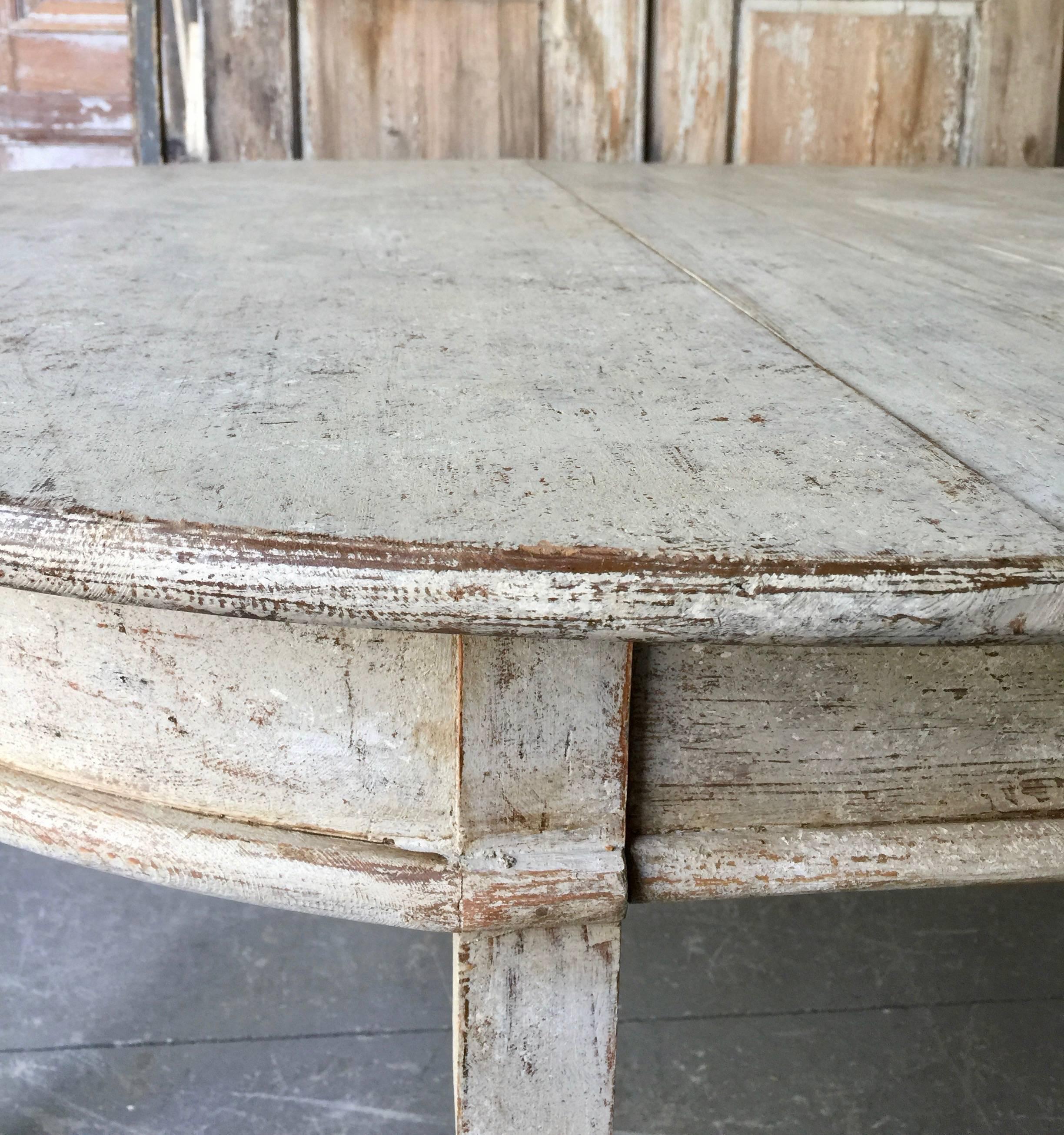 Early 19th Century Swedish Period Gustavian Extending Table 1