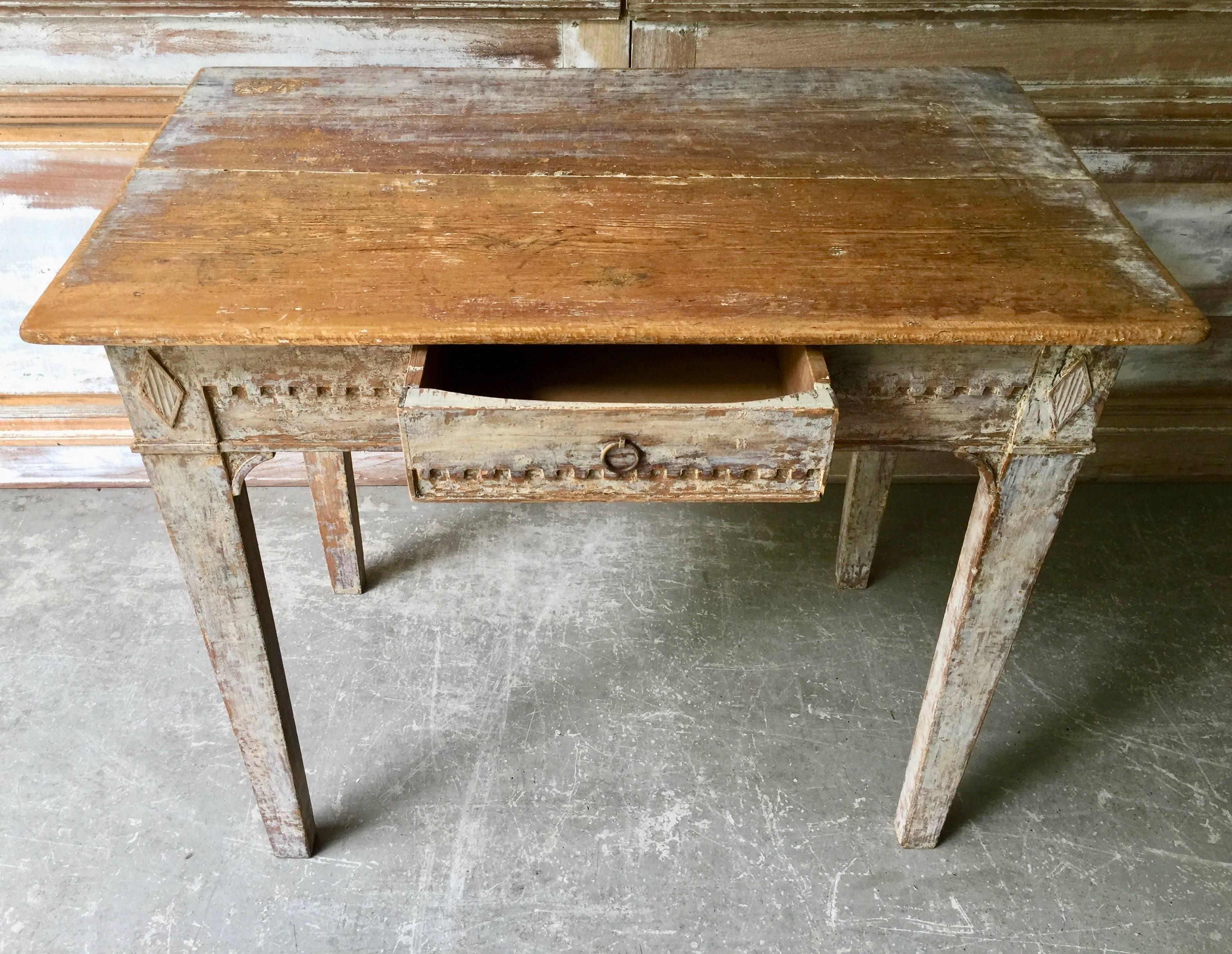 Pine Late 18th Century Gustavian Side Table