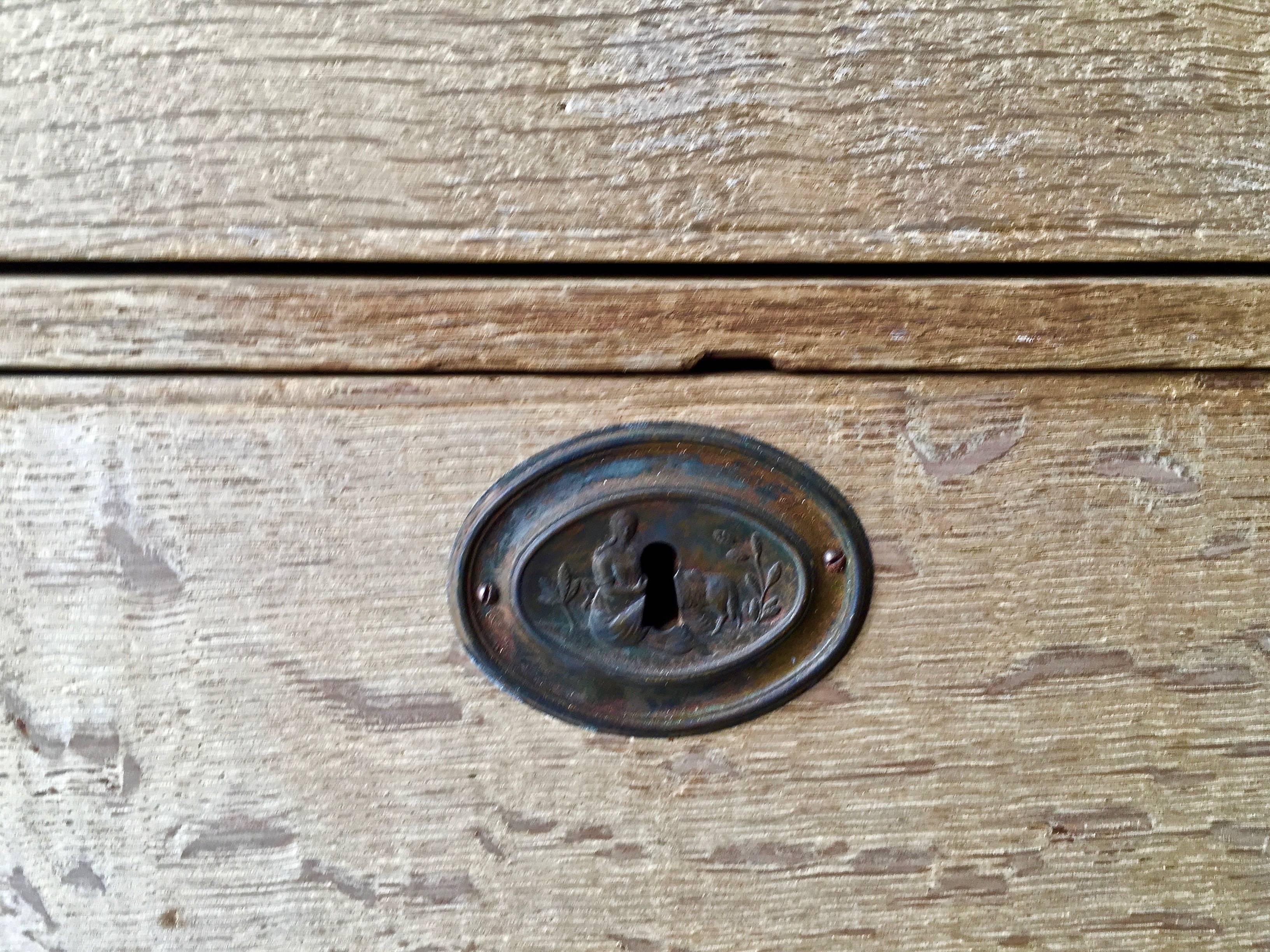 19th Century Dutch Oak Commode 1