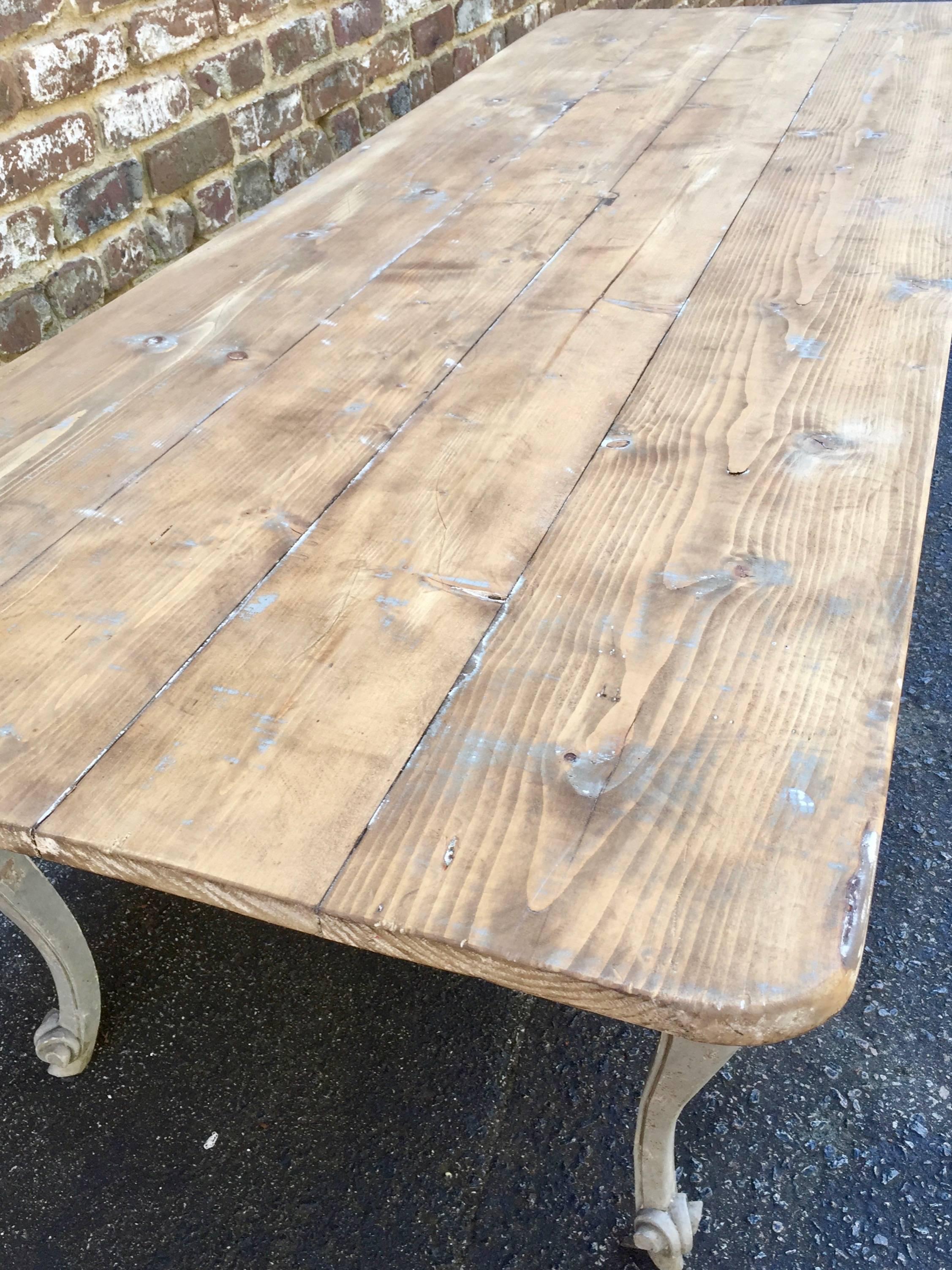 Oak Long 19th Century French Coutry Table