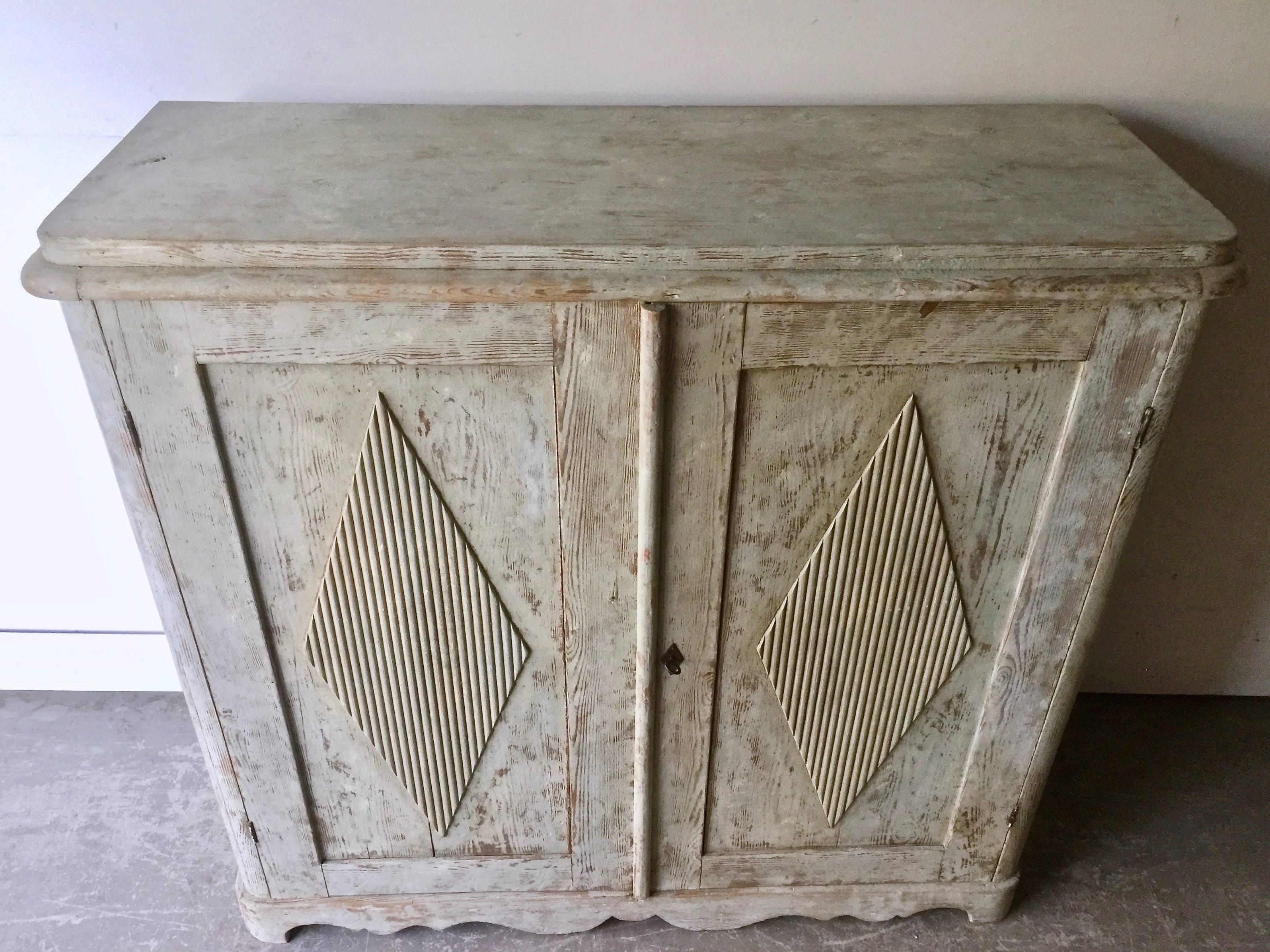 19th Century Swedish Gustavian Sideboard In Good Condition In Charleston, SC