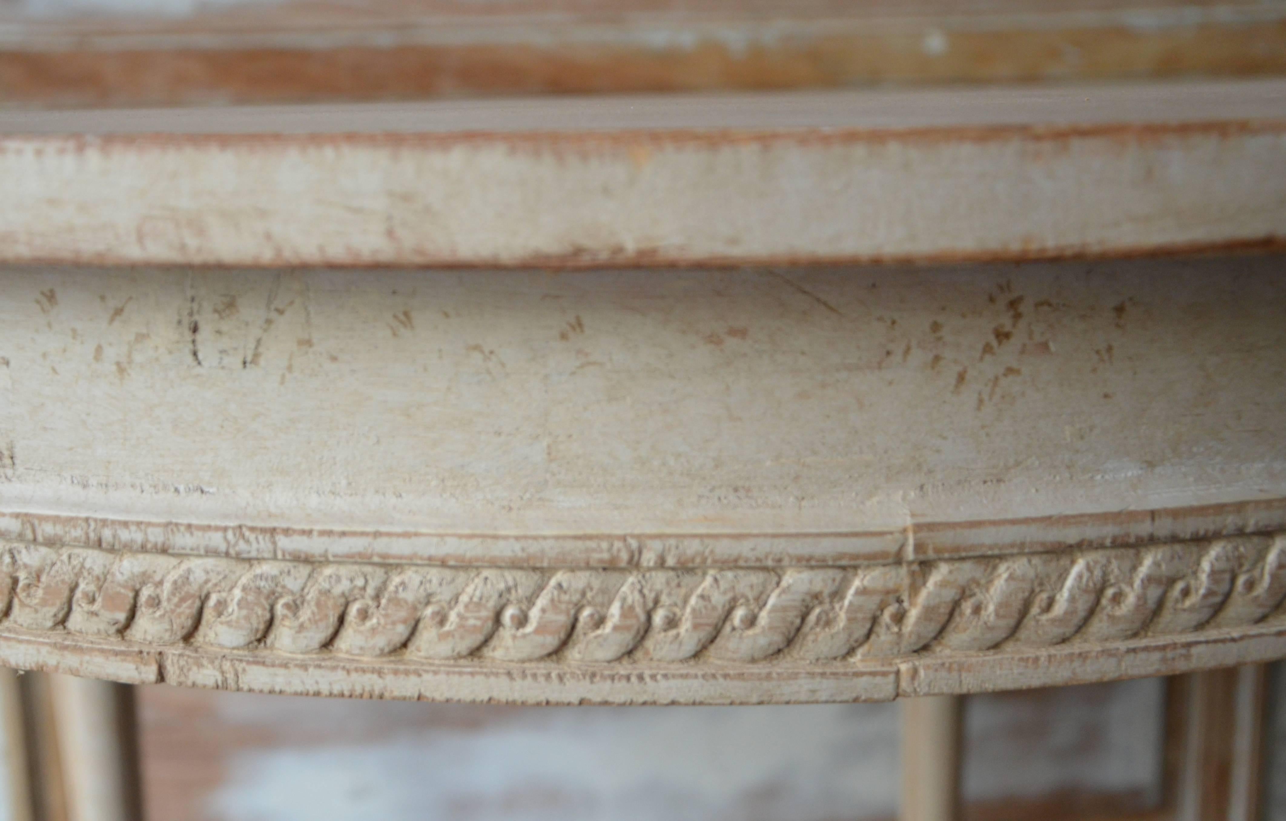 19th Century Swedish Gustavian Style Round Table