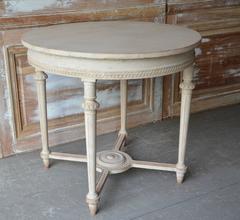Swedish Gustavian Style Round Table