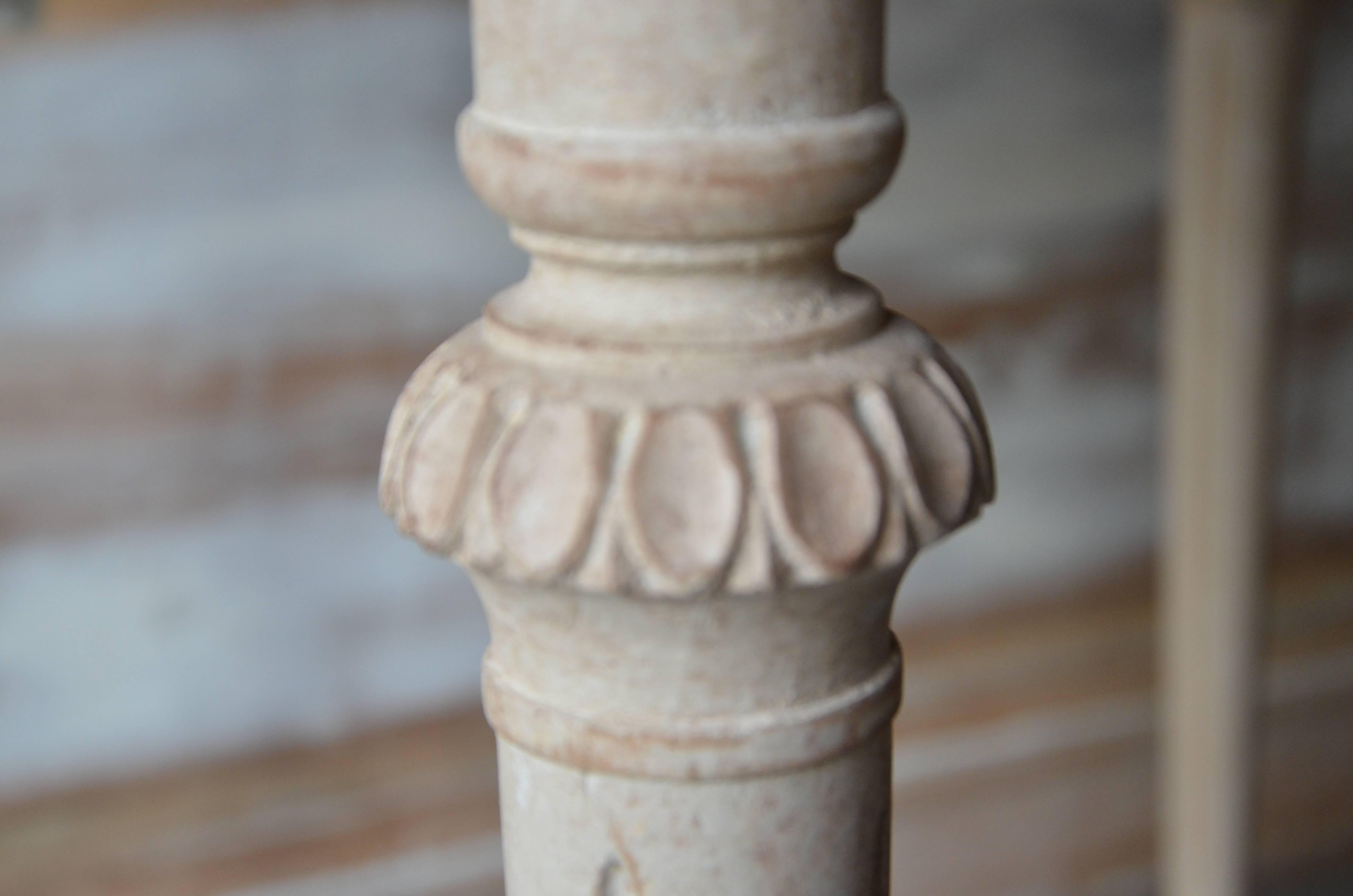 Birch Swedish Gustavian Style Round Table