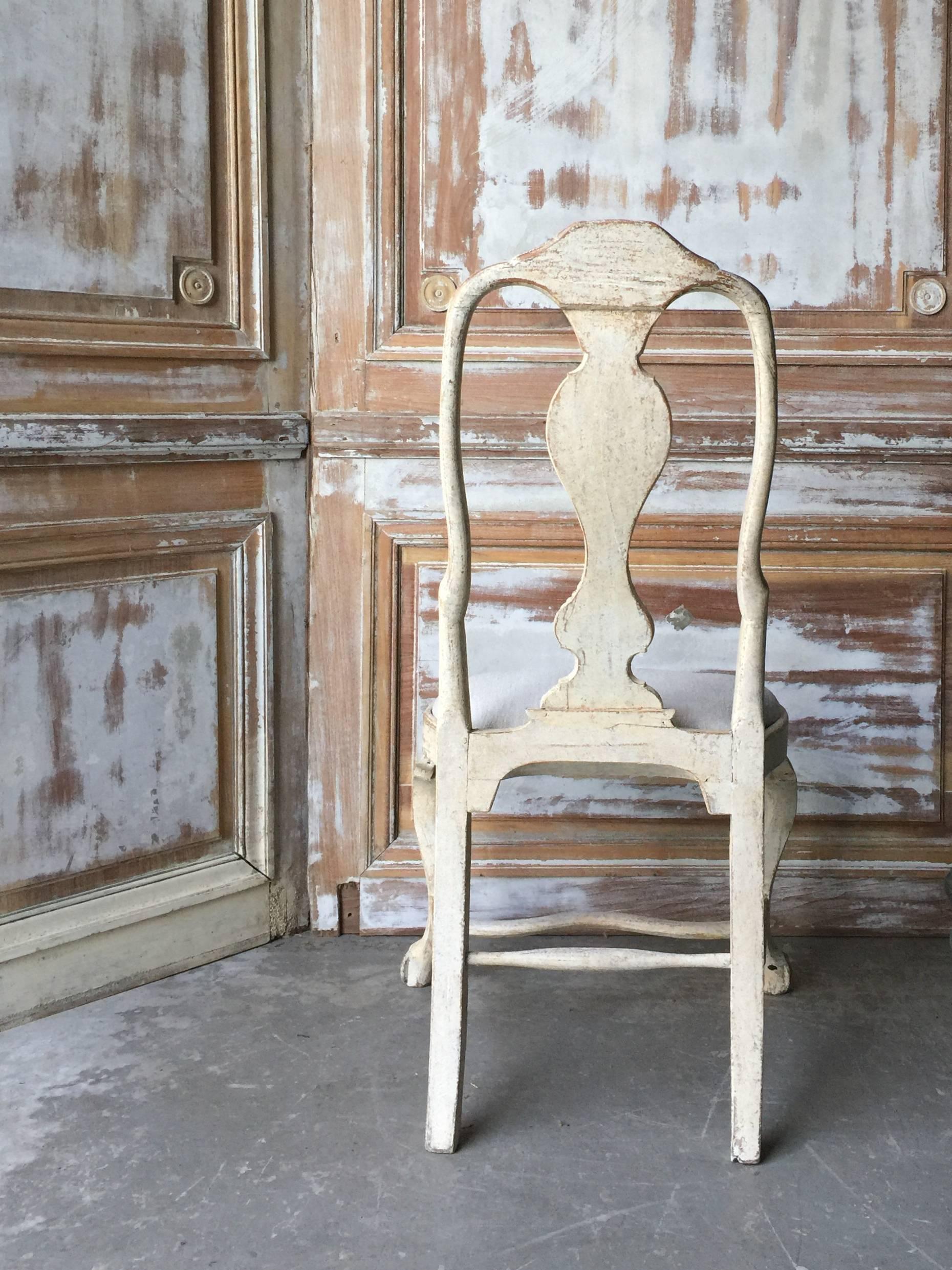 Rococo 18th Century Period Swedish Chair