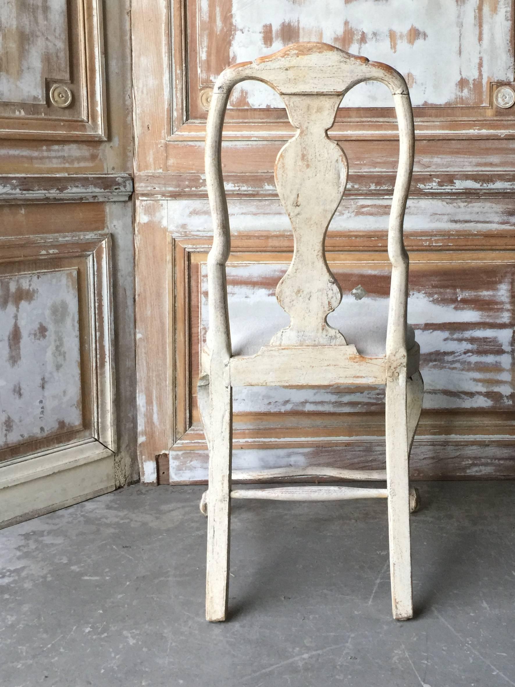 Rococo 18th Century Period Swedish Chair