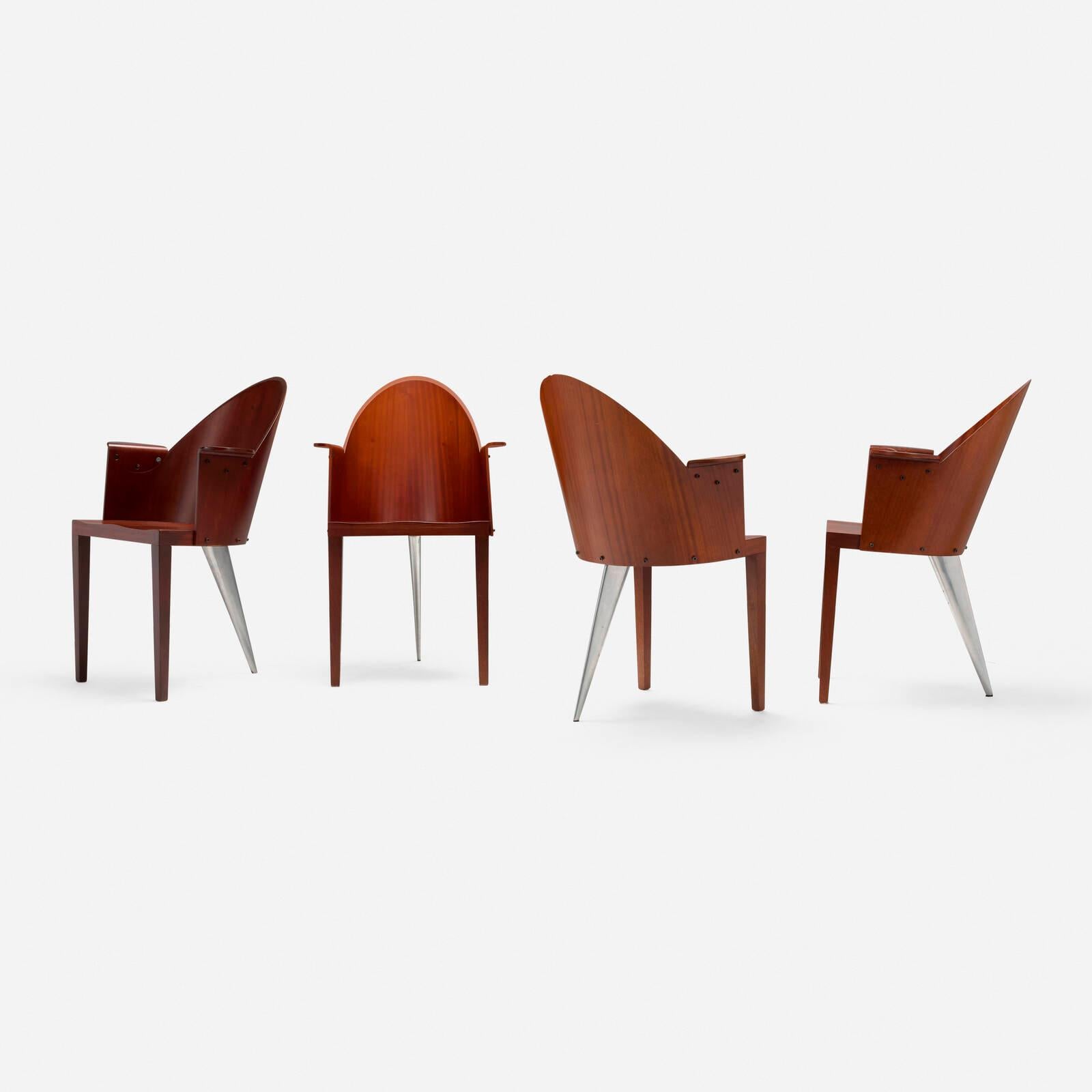 Italian Philippe Stark Set of 14 Dining Chairs from the Royalton Hotel, New York 1988 For Sale