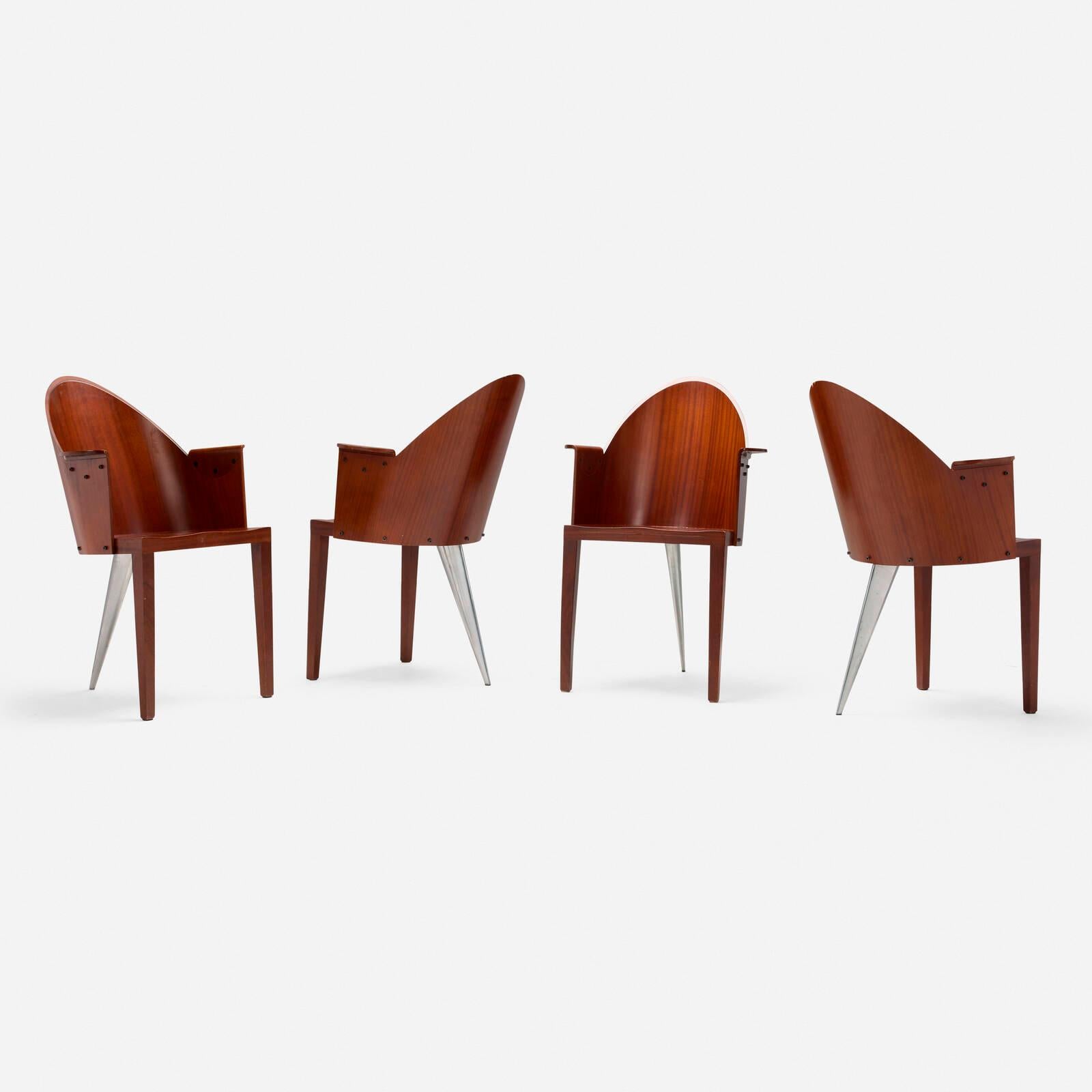 Cast Philippe Stark Set of 14 Dining Chairs from the Royalton Hotel, New York 1988 For Sale