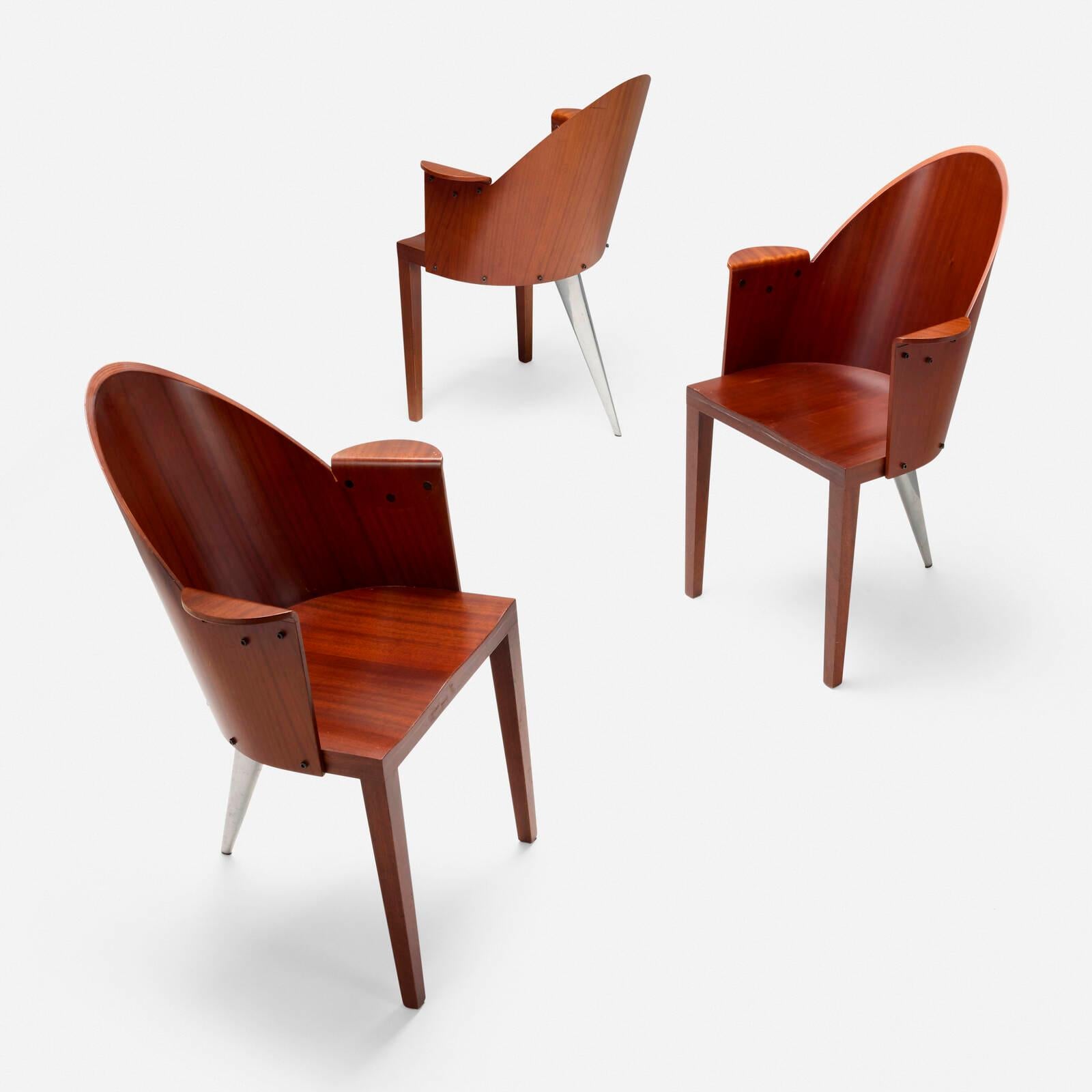 Late 20th Century Philippe Stark Set of 14 Dining Chairs from the Royalton Hotel, New York 1988 For Sale